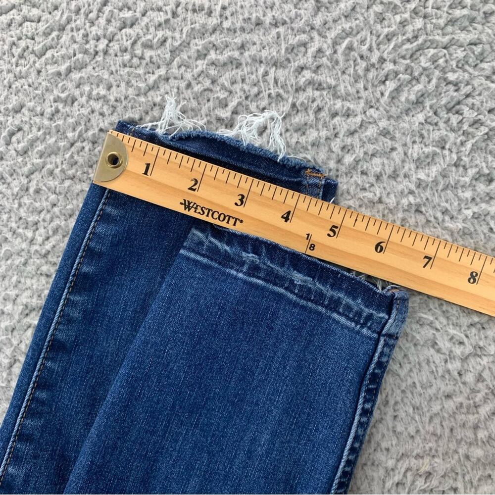 Madewell 10" High-Rise Skinny Button-Front Drop-Hem Women's Jeans  -  Size:  26 - Picture 12 of 16